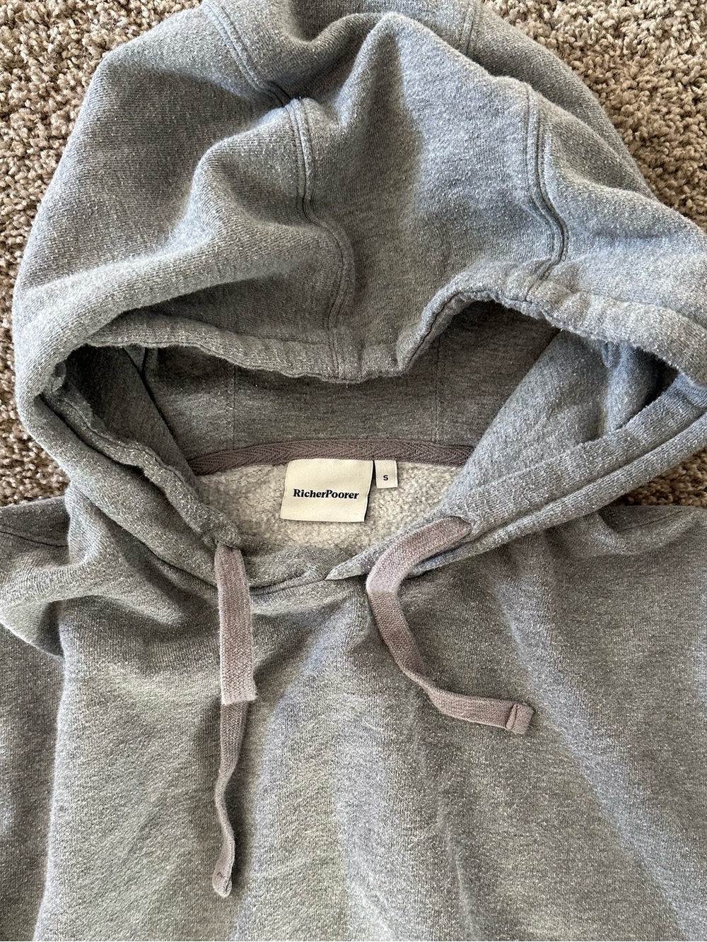 Richer Poorer The Recycled Fleece Hoodie - Picture 3 of 3